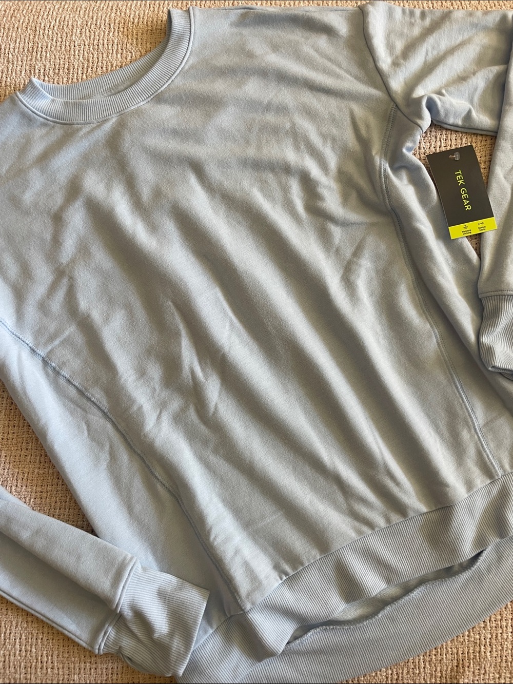 tek gear girls Pale Blue Crewneck Sweater